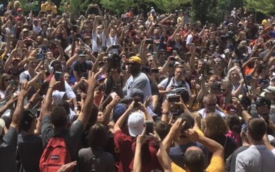 Are kids with disabilities more welcome at the Cavs’ victory parade than at church?