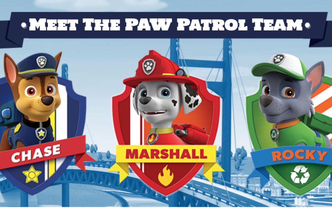 His Telescope is Wrapped in Paw Patrol Paper