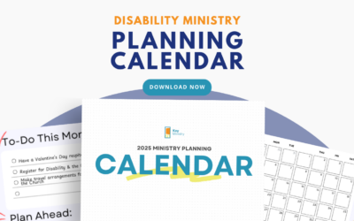 Disability Ministry Planning Calendar Ep 135