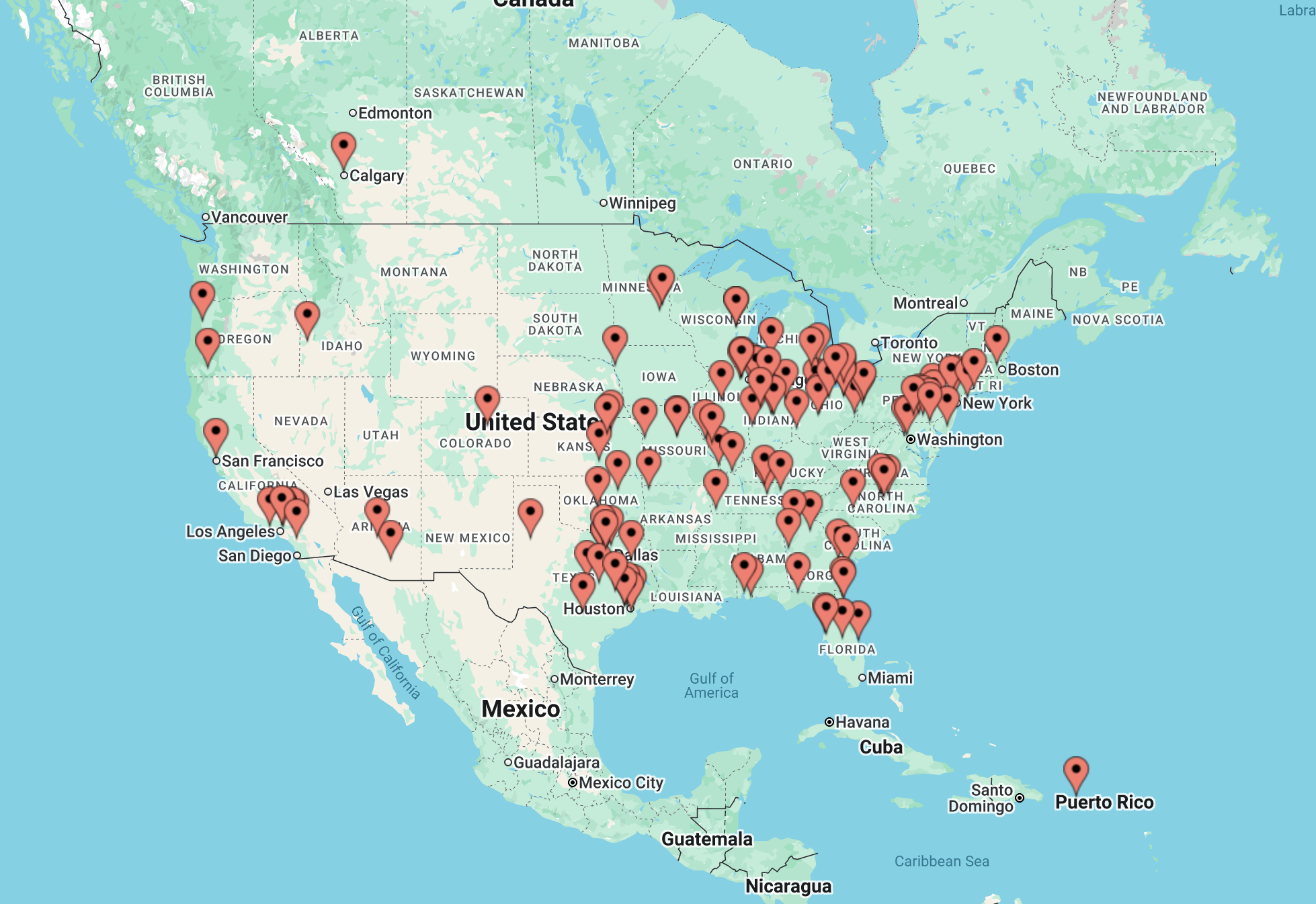 Father holding child, smiling